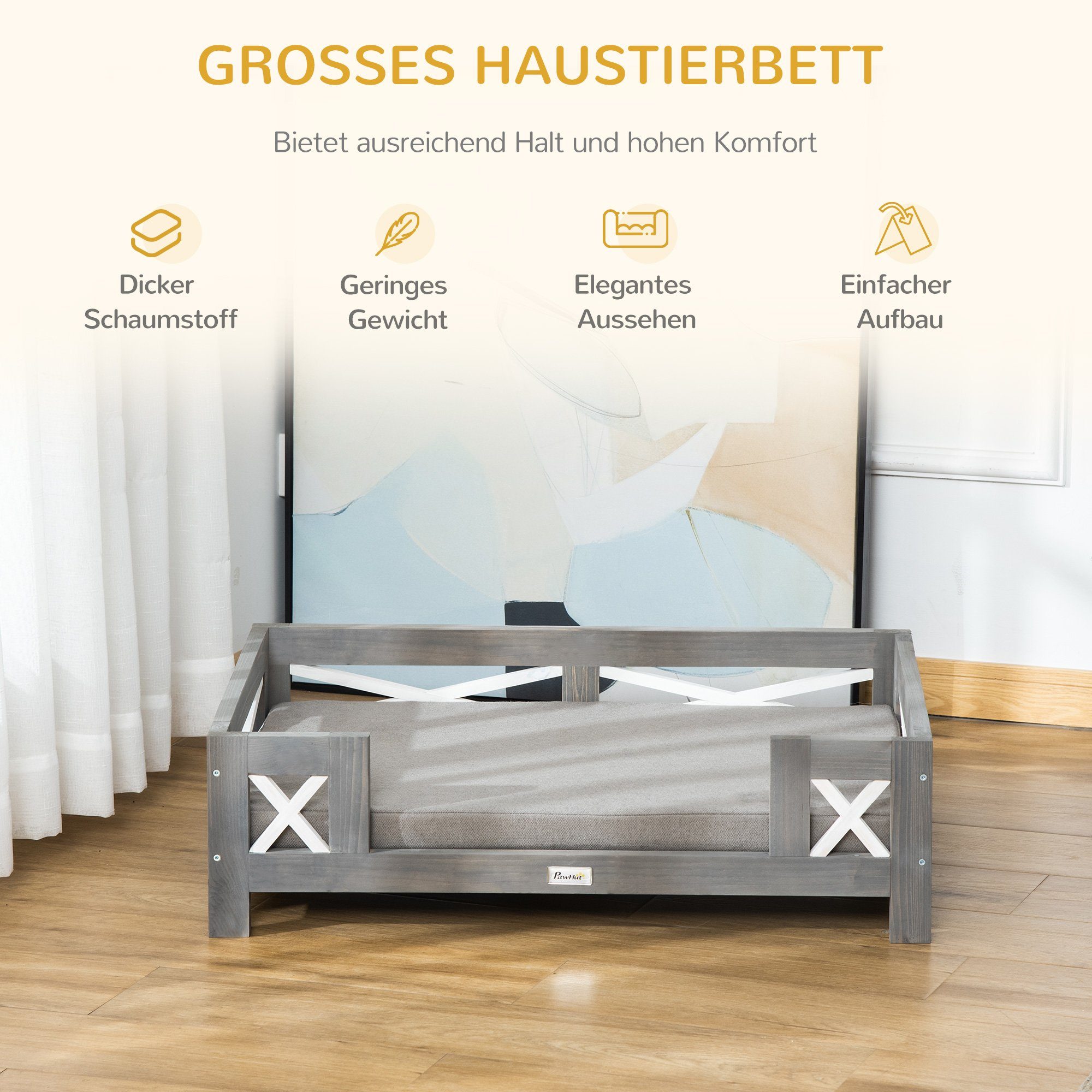 PawHut Tierbett Hundebett