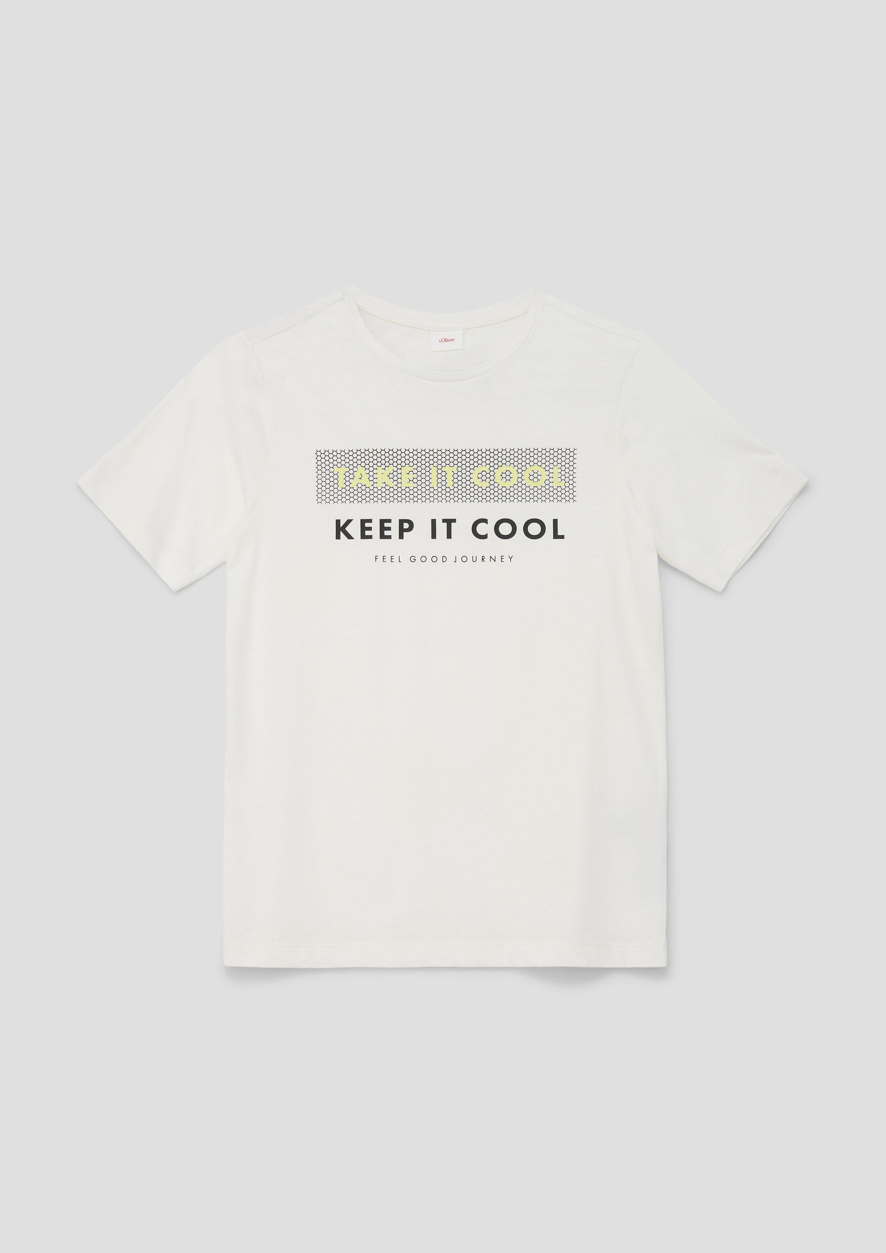 T-Shirt mit Schriftprint  2143077-0210