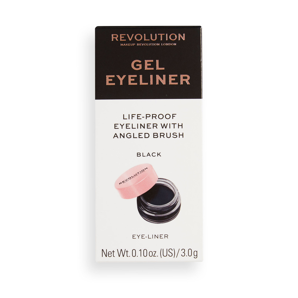 Revolution Revolution Gel Eyeliner Pot With Brush Eyeliner