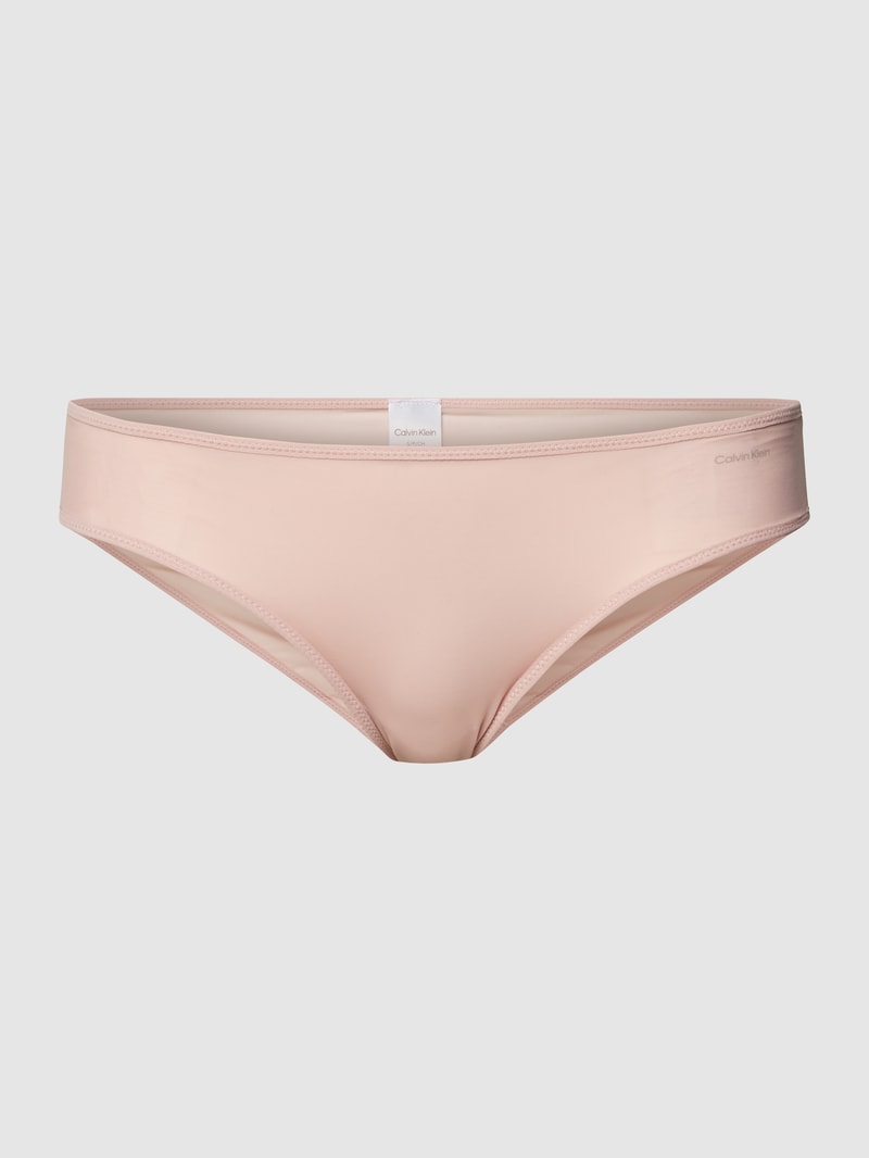 Slip mit Logo-Print in altrosa