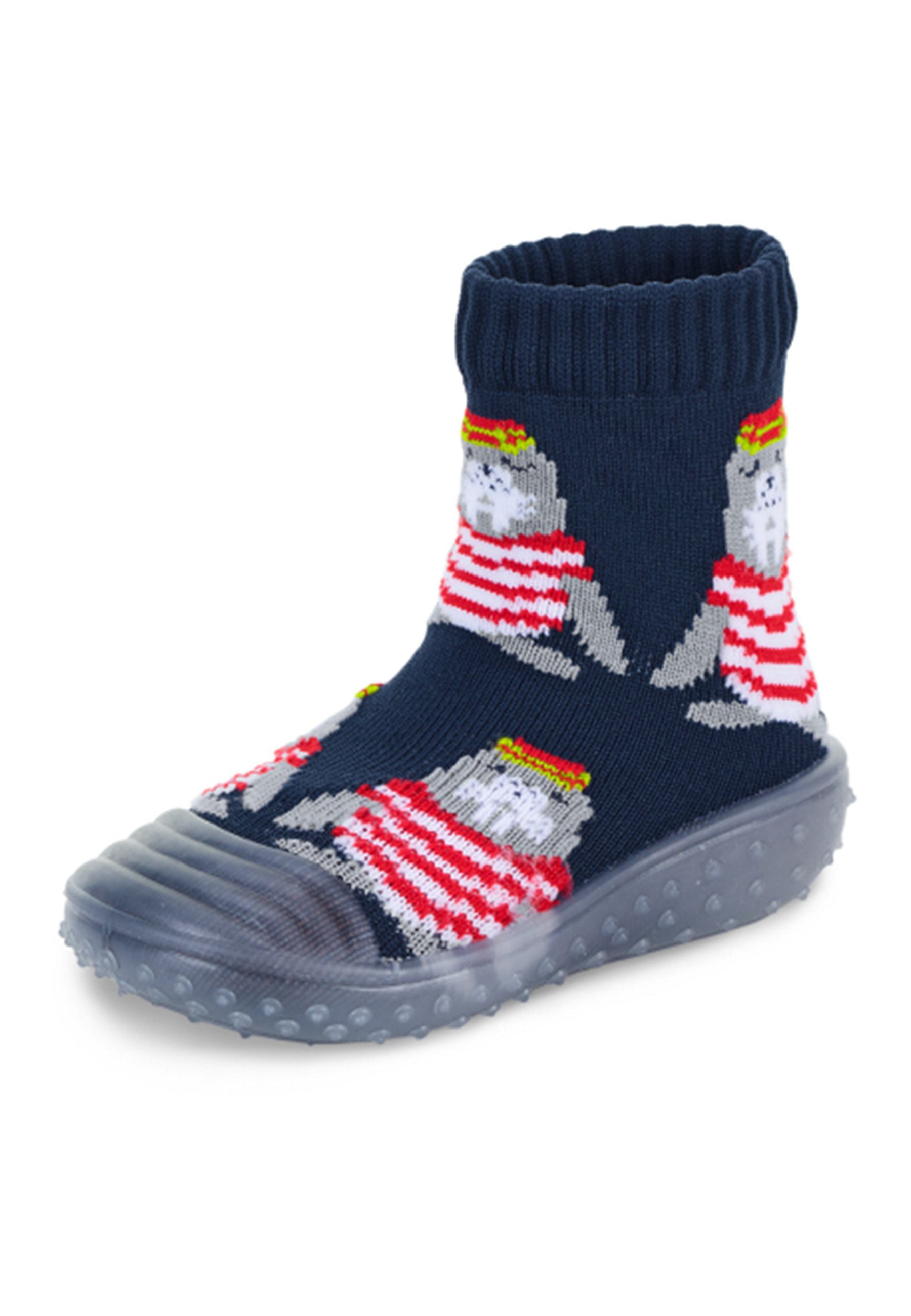 Sterntaler® Basicsocken Adventure-Socks Robbe (3er Kindersocken, Erstlingssocken für Kinder) Babysocken mit süßen Motiven, Kurzsocken Baby mit leichter Gummisohle