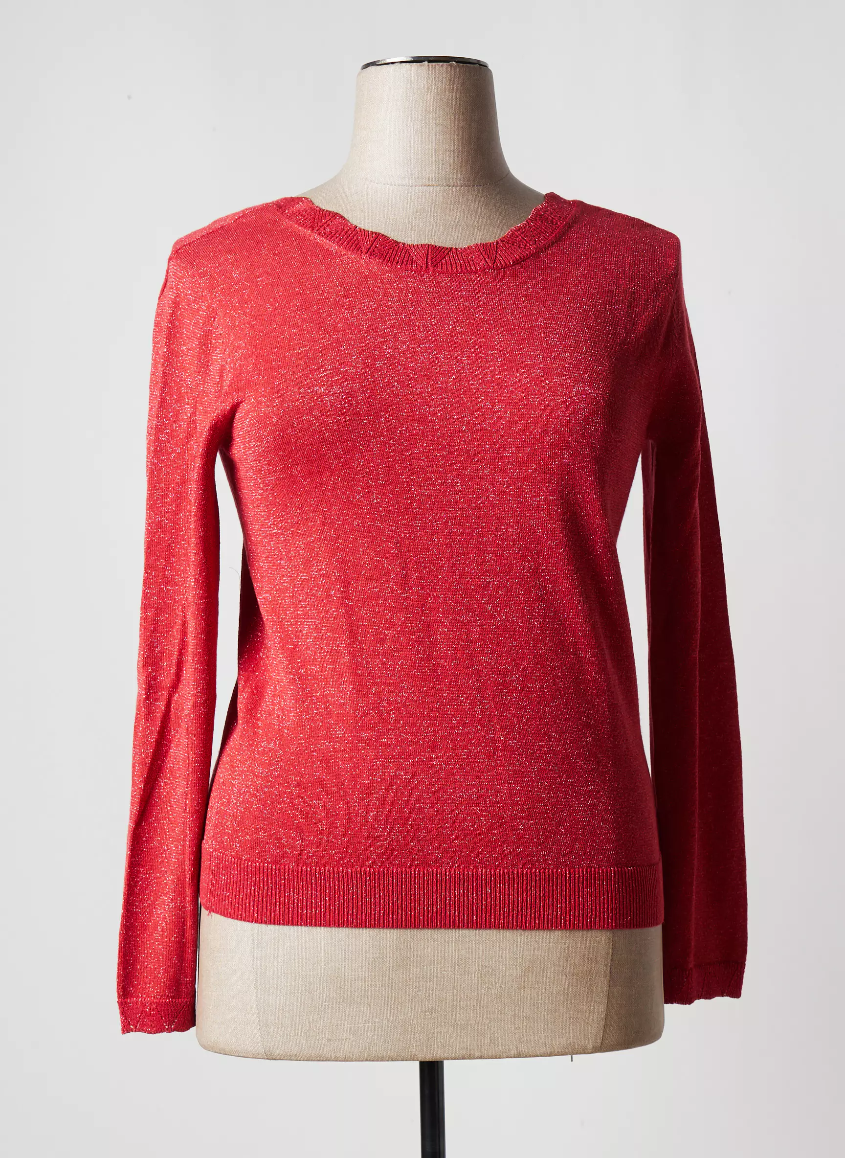Grace Mila Pulls Femme couleur rouge