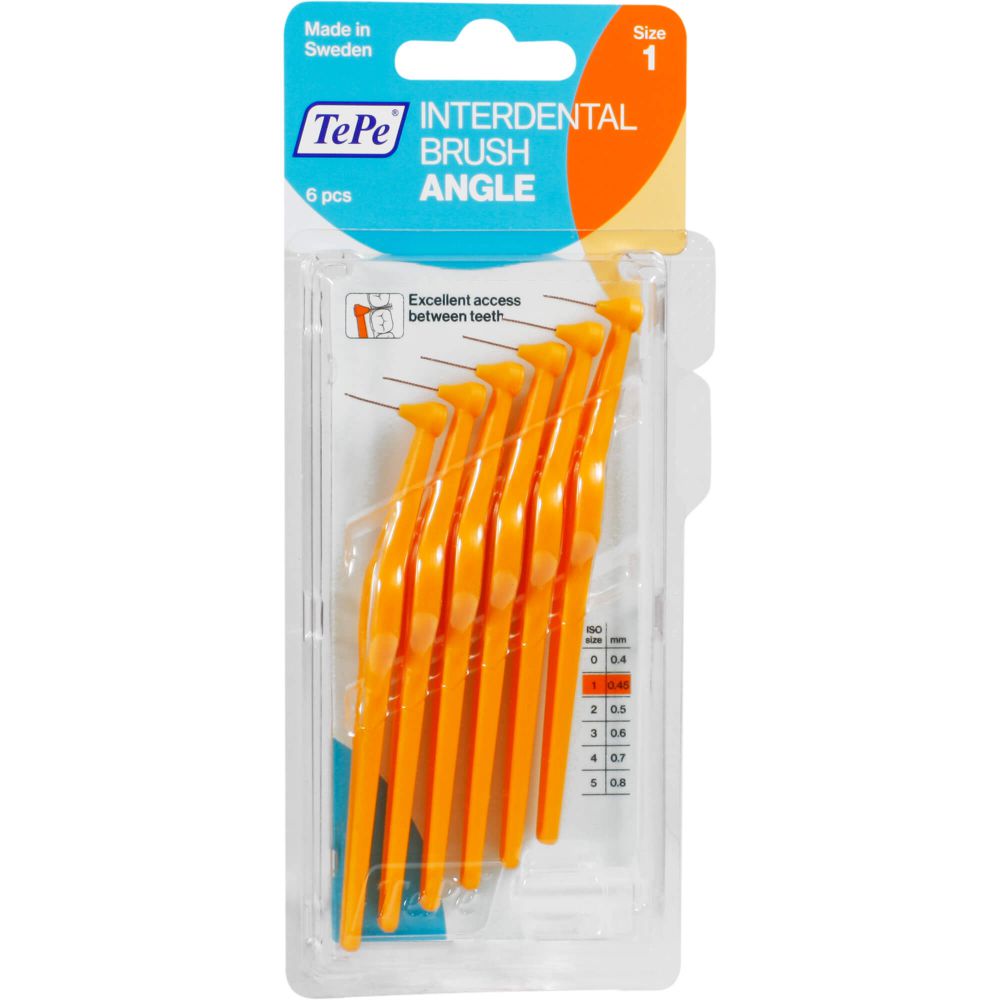 TEPE Angle Interdentalbürste 0.45mm orange
