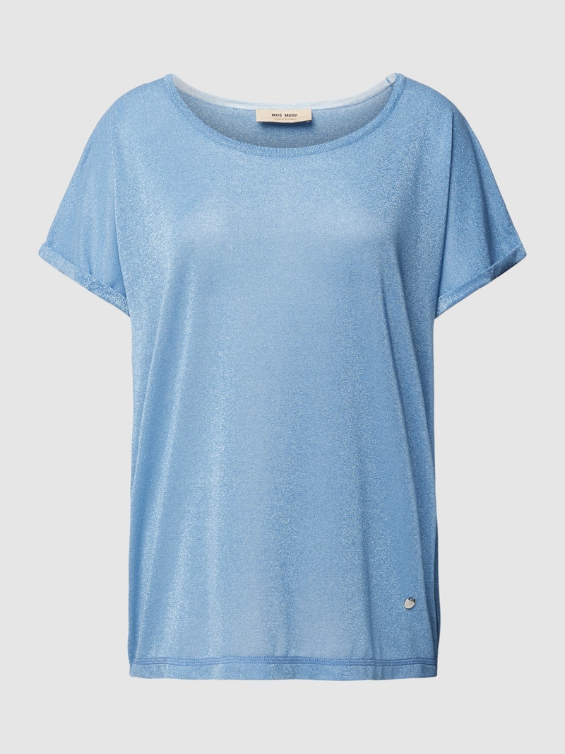 T-Shirt aus Viskose-Mix Modell 'KAY TEE' in smaragdgrün