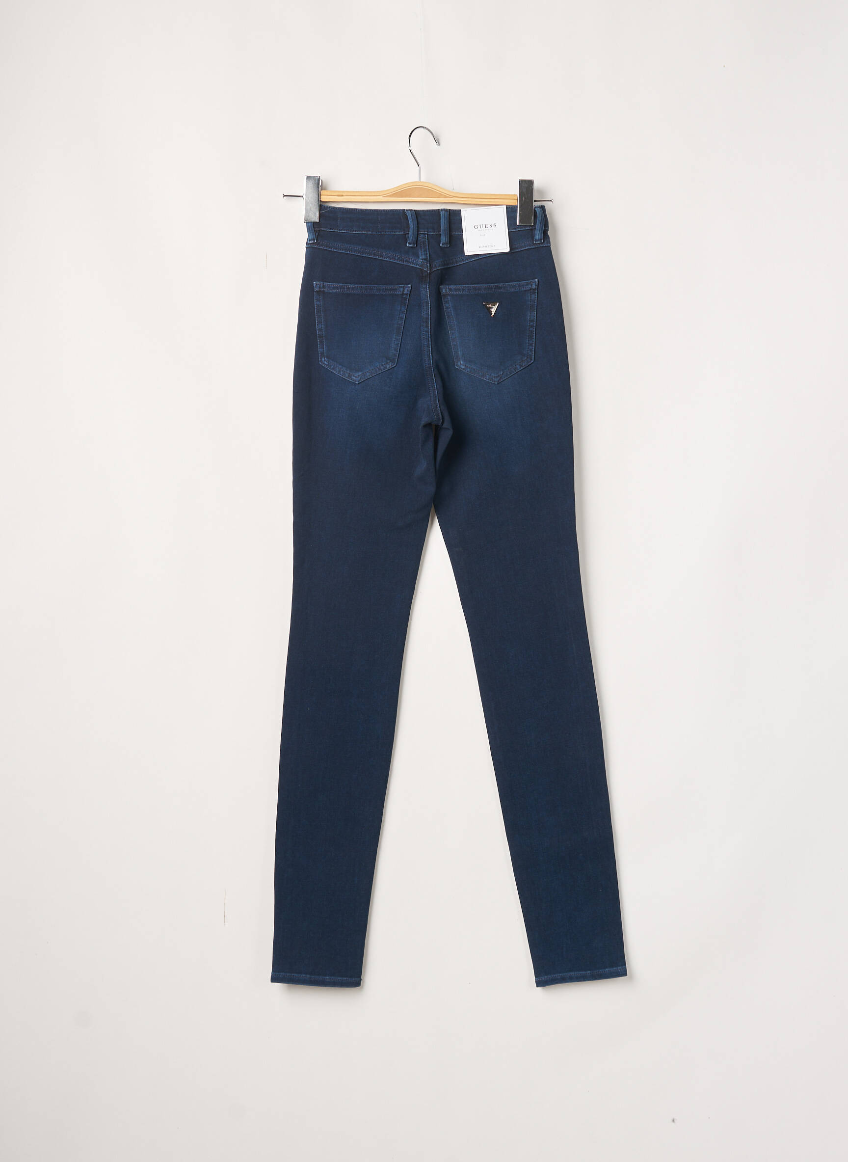 Guess Jeans Coupe Slim Femme couleur bleu