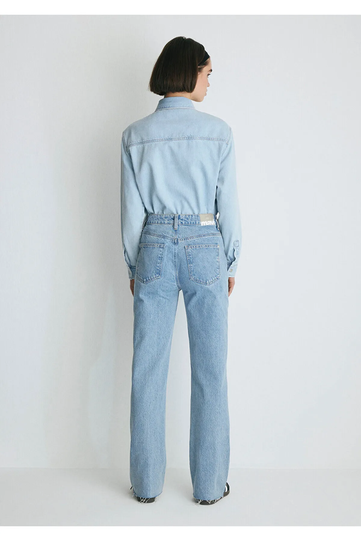 Mavi  Victoria All Blue - Schattierte Si Jean Indigohose 101072-34111