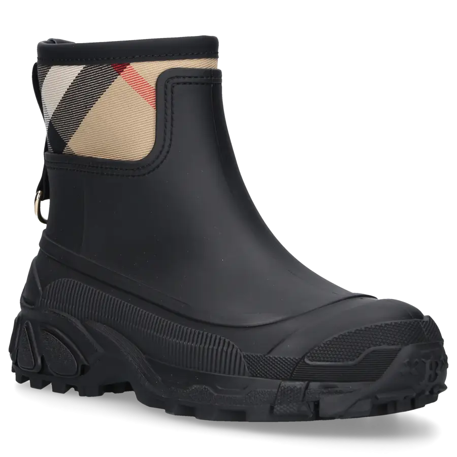 Burberry - Gummistiefel ANKLE BOOT RAIN Gummi - schwarz