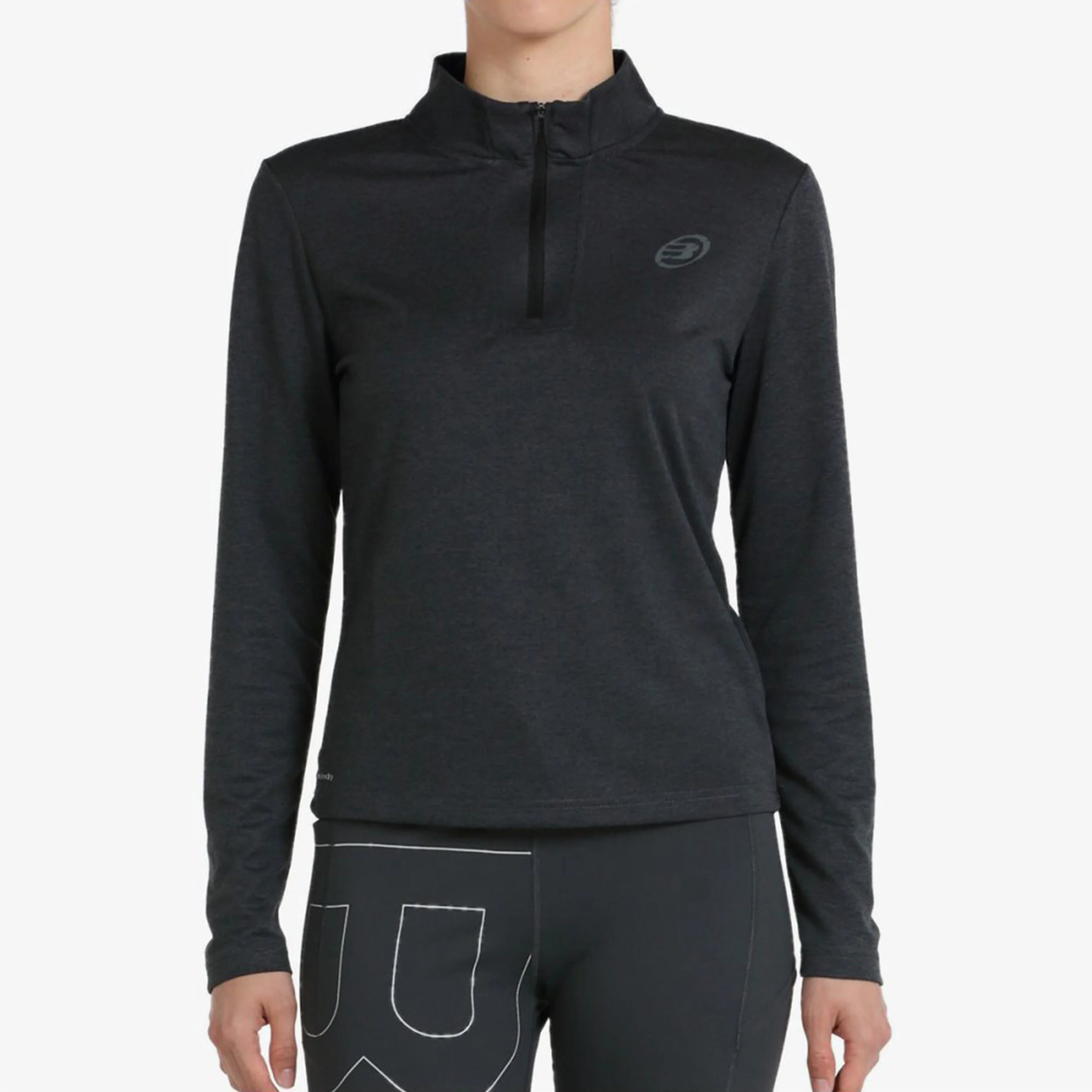 Zanga 1/4 Zip Longsleeve Damen - Koralle