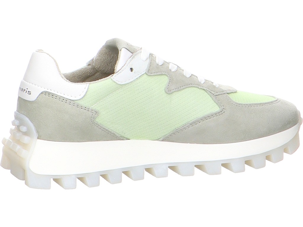 TAMARIS Freizeit Schnürer khaki sage combi