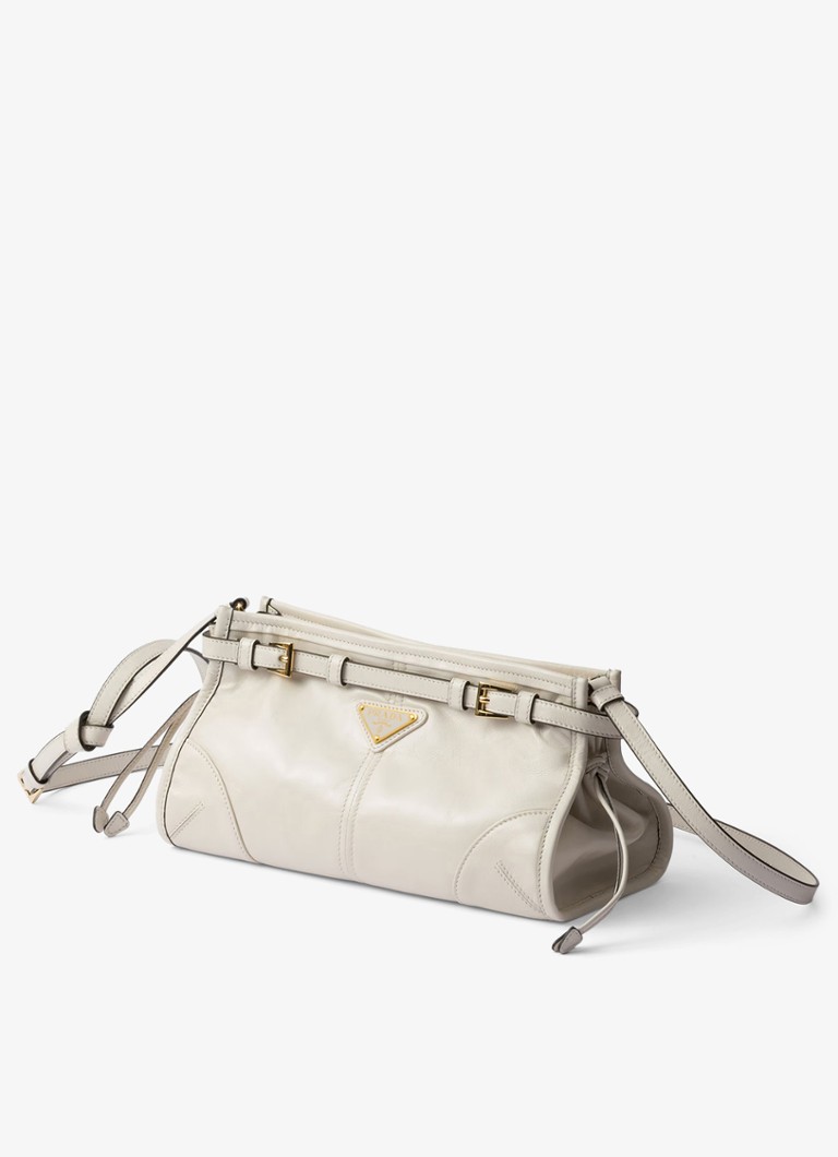 Prada Small leather shoulder bag with detachable shoulder strap