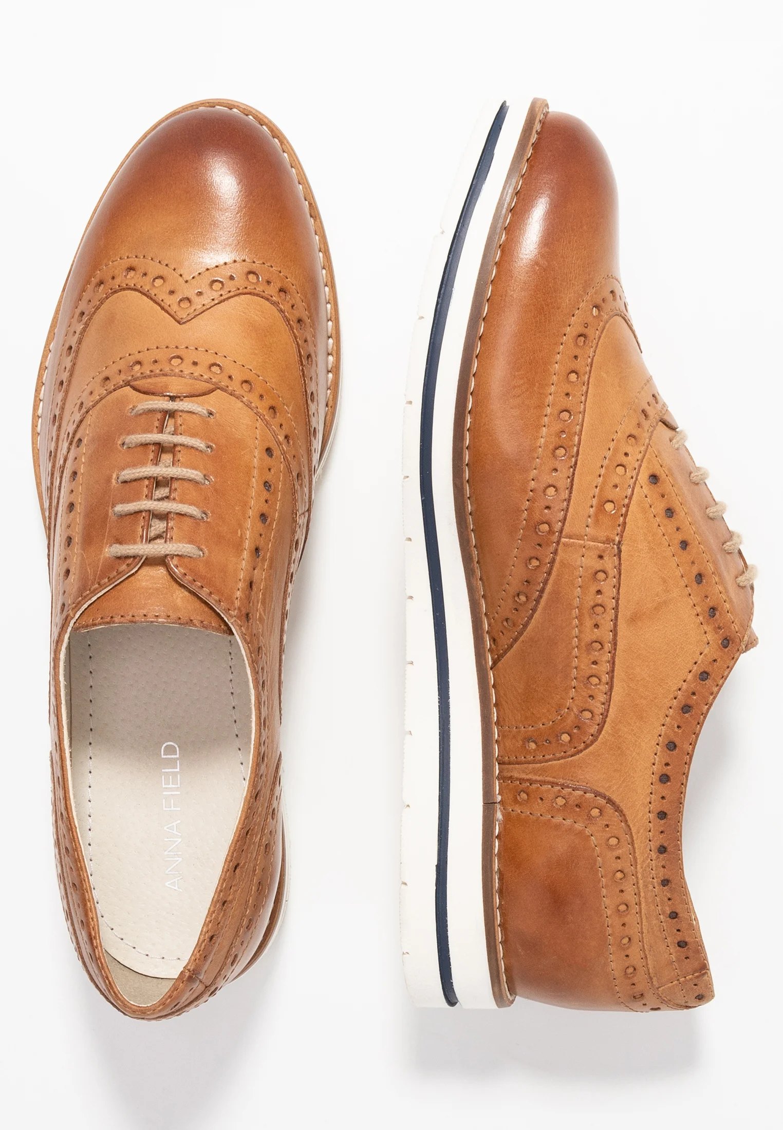 Anna Field LEATHER - Zapatos deportivos con cordones