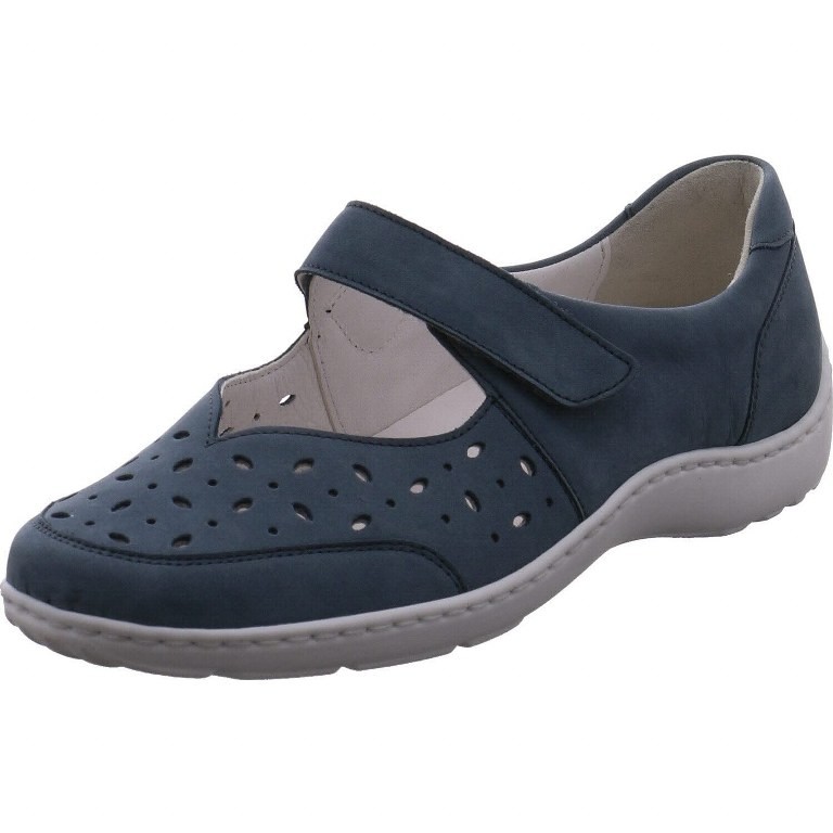 WALDLÄUFER Ballerinas blau