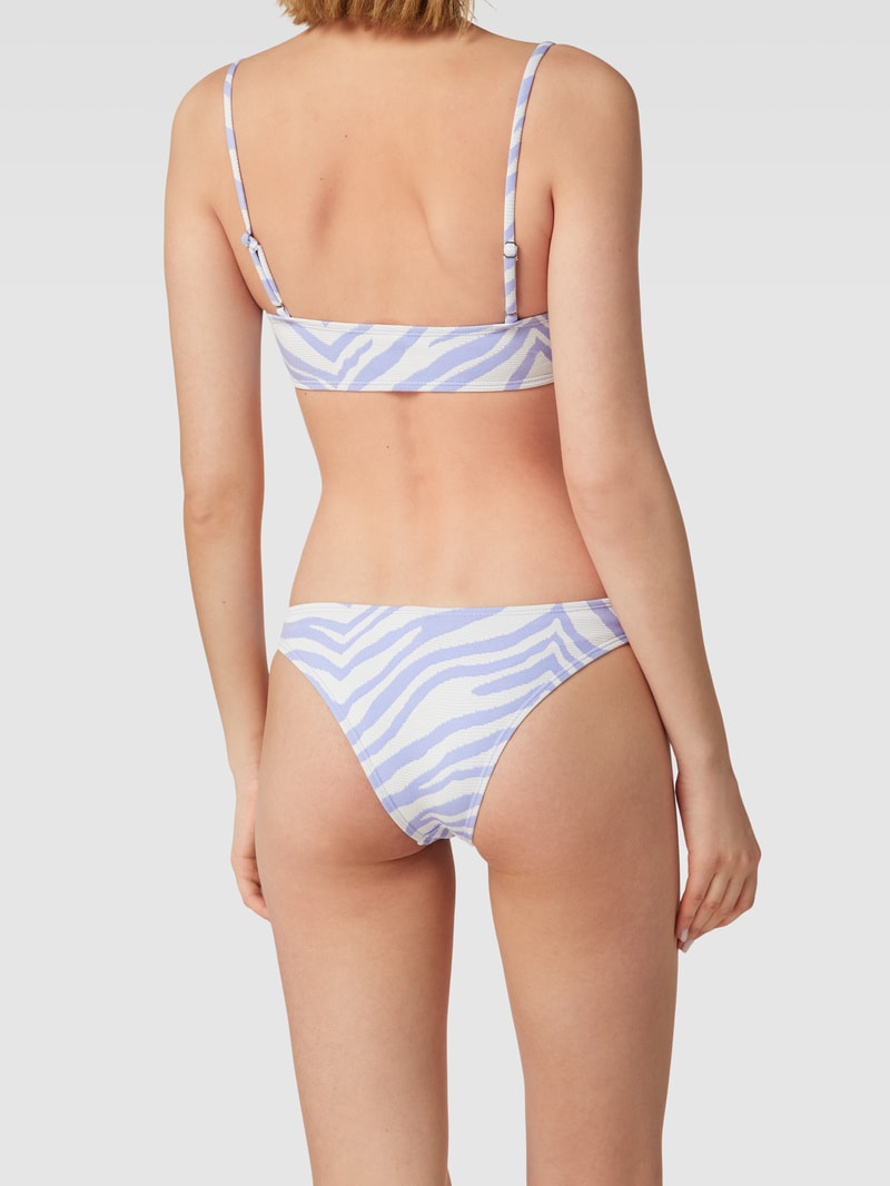 Bikini-Hose mit Allover-Muster Modell 'Zecora Biddi' in flieder