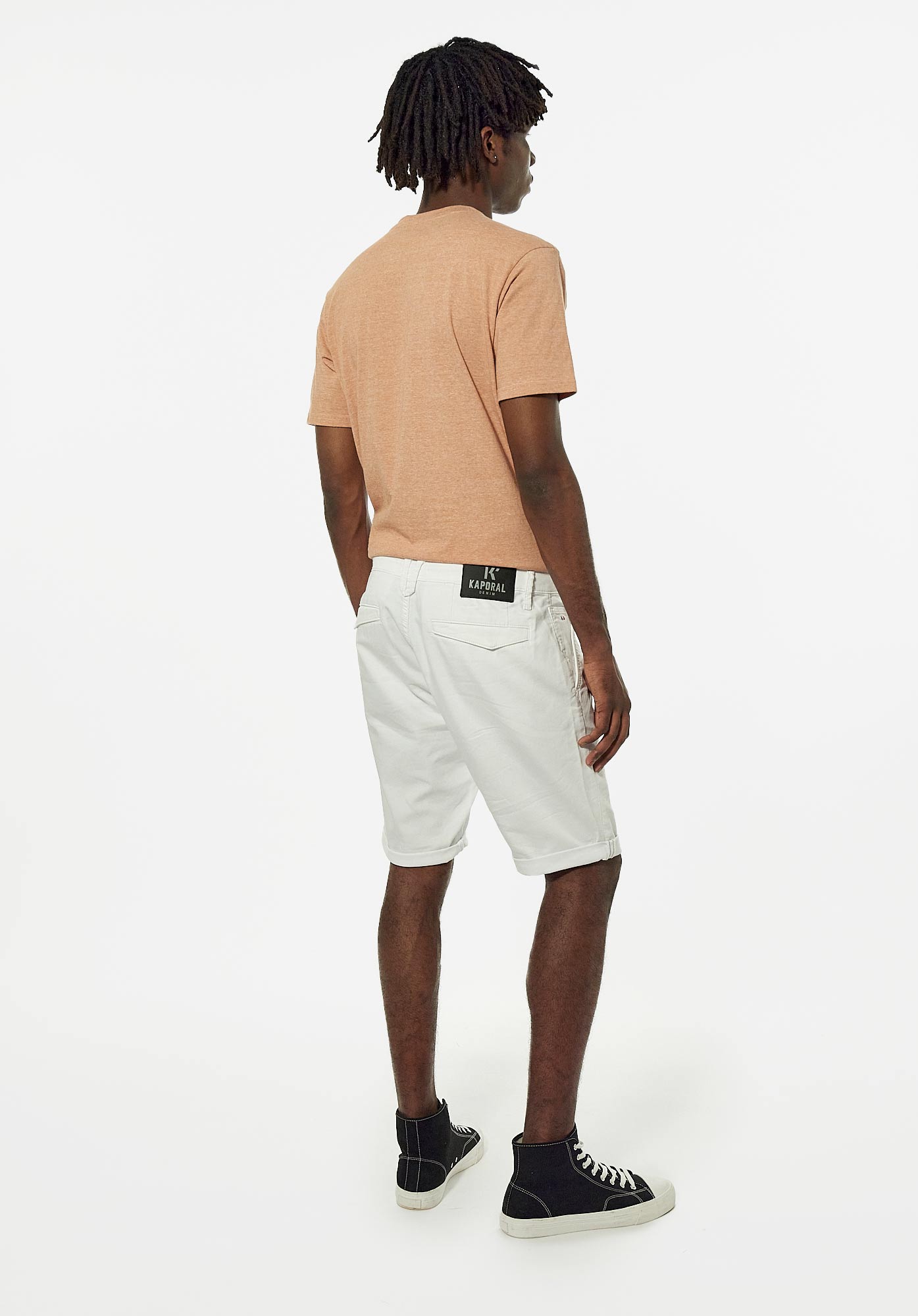 IRMIX  Short tapered blanc Homme