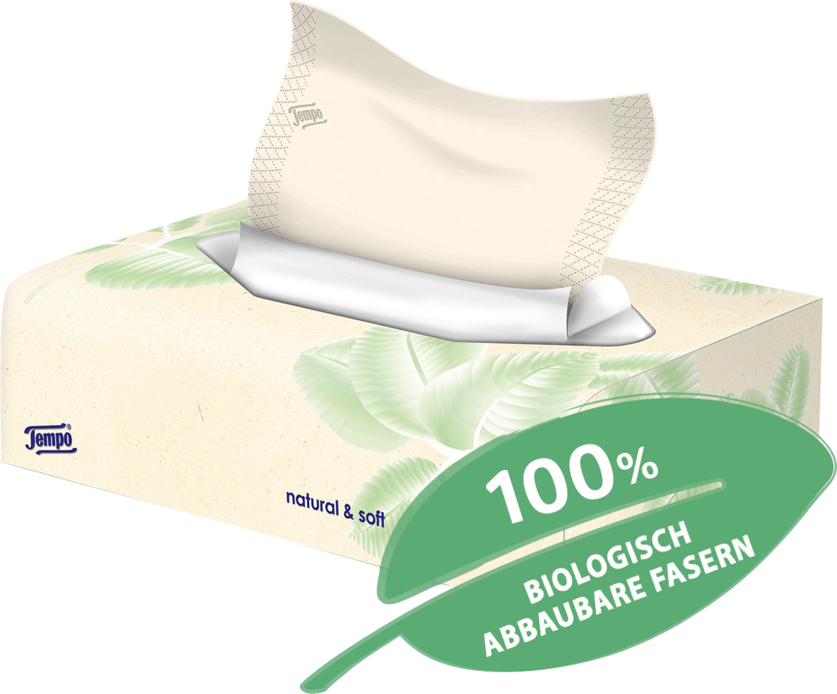 Taschentücher Box natural & soft, 90 St