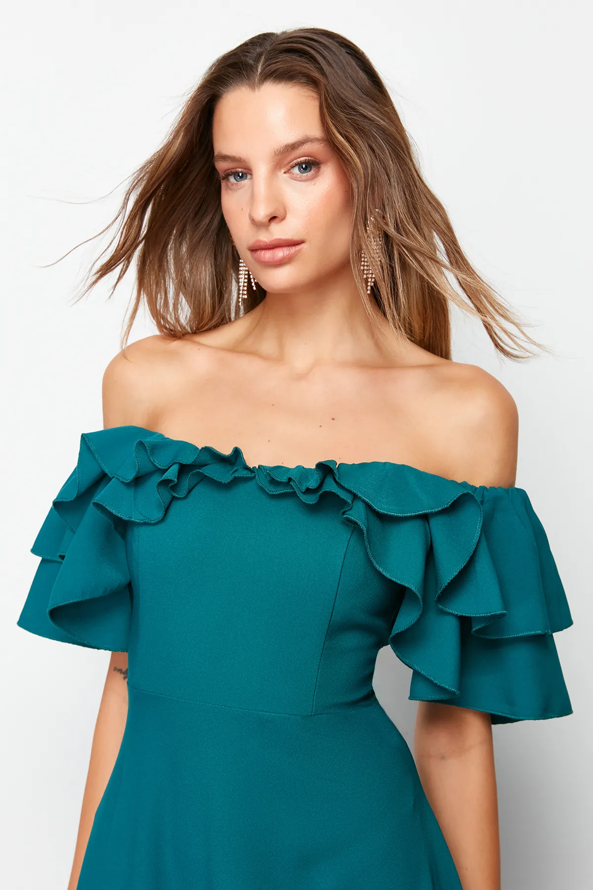 Trendyol Collection  Abendkleid & Abschlusskleid - Grün - A-Linie