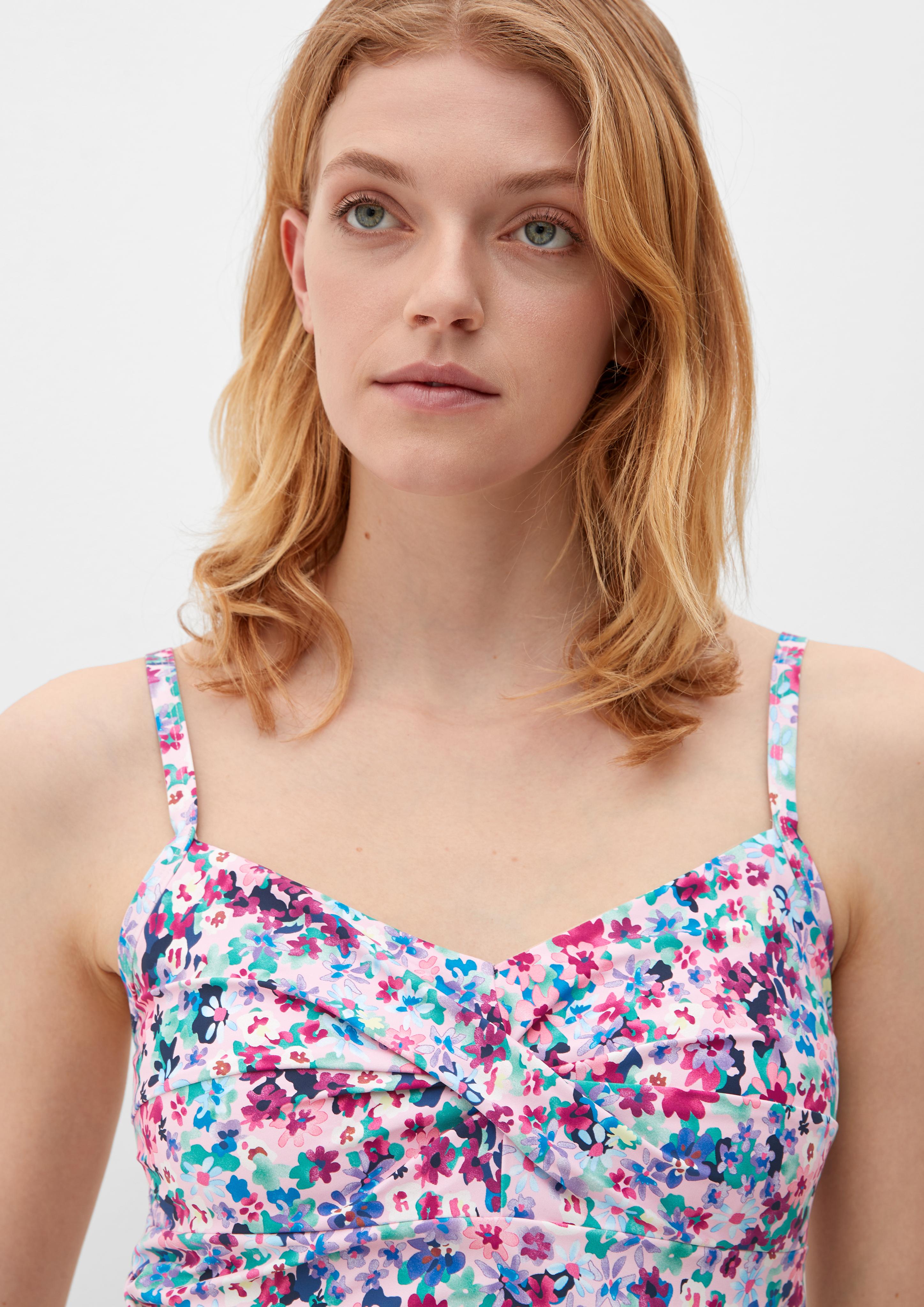 Tankini-Top mit Wickel-Detail  6008441-46A1