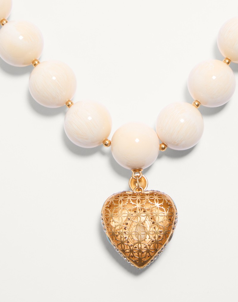 Colar Coeur Royal em metal, resina, esmalte e cristais Swarovski®