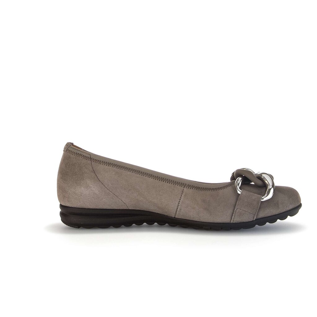Gabor comfort Sportliche Ballerina grau