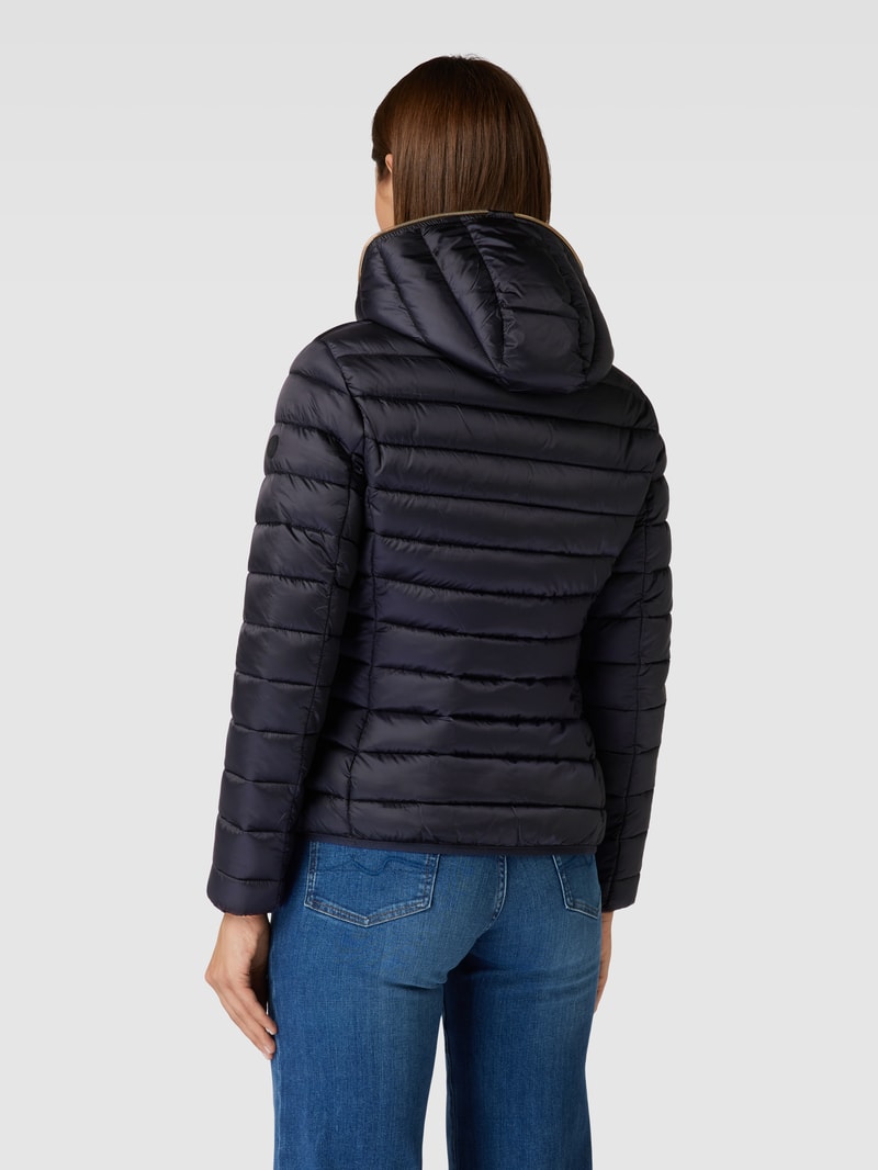 Steppjacke mit Label-Patch Modell 'ALEXIS' in schwarz