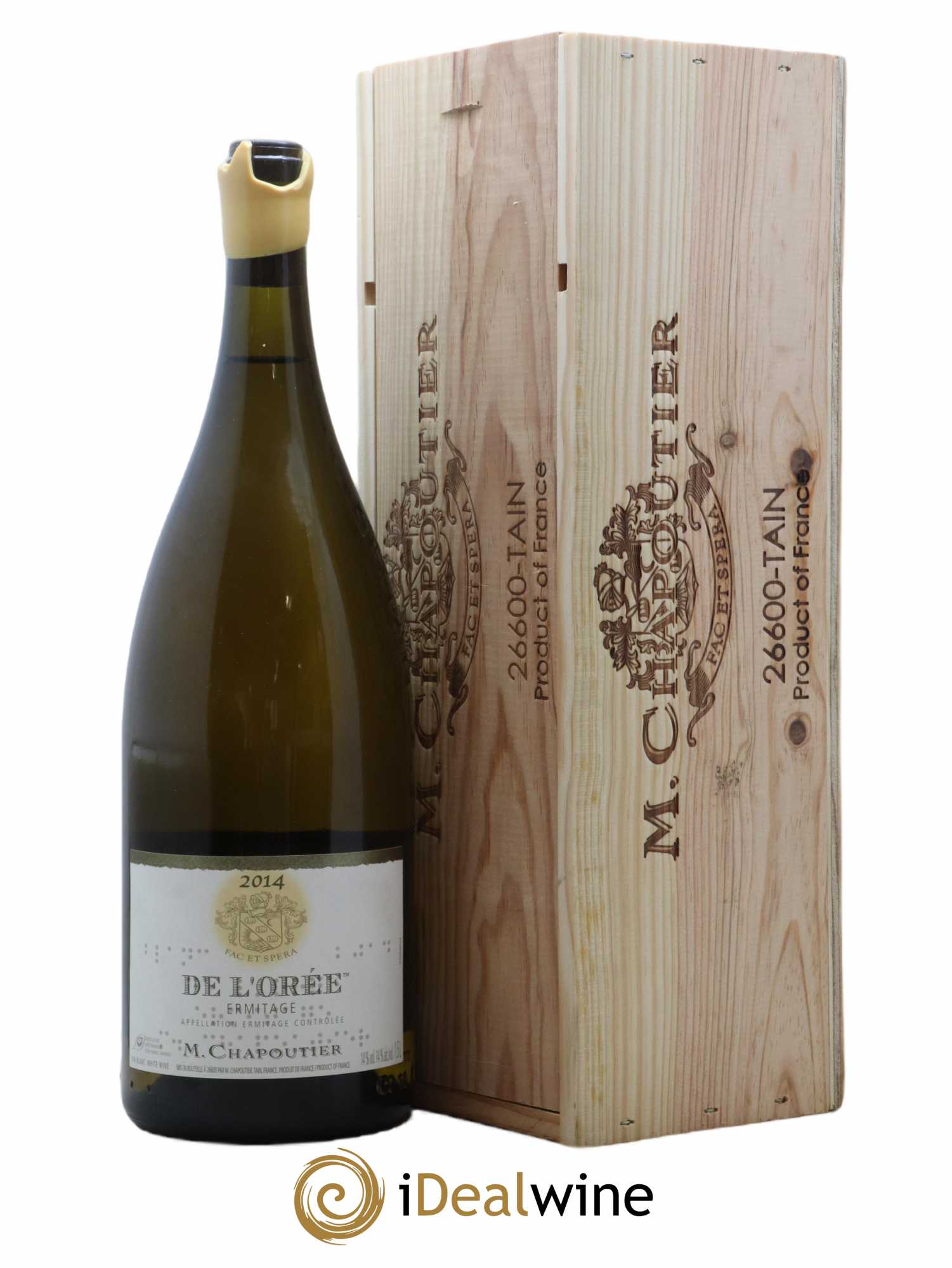 Hermitage Ermitage de l'Orée Chapoutier  2014 - Lot de 1 Magnum