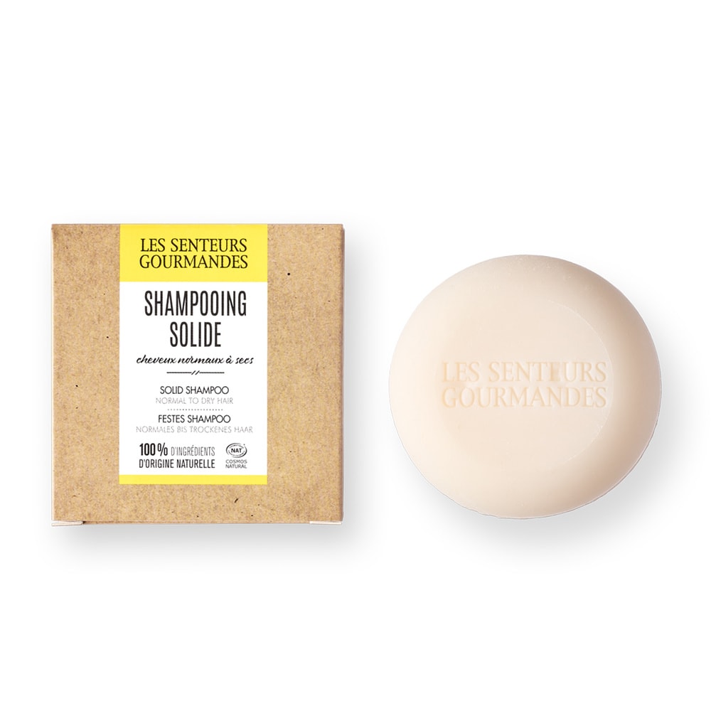 les senteurs gourmandes SHAMPOOING SOLIDE CHEVEUX NORMAUX À SECS SHAMPOOING SOLIDE
