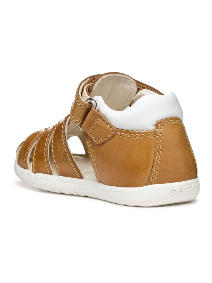 Geox Halbschuhe in Braun/Weiß günstig kaufen