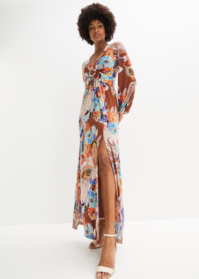 Maxikleid mit Cutout