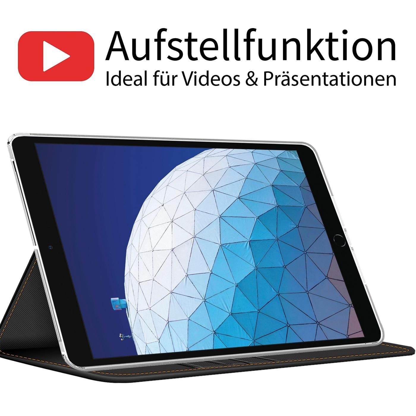 CoolGadget Tablet-Hülle Book Case Tablet Tasche für iPad Air (2019) 26,7 cm (10,5 Zoll), Hülle Klapphülle Cover für Apple iPad Air 3. Generation Schutzhülle
