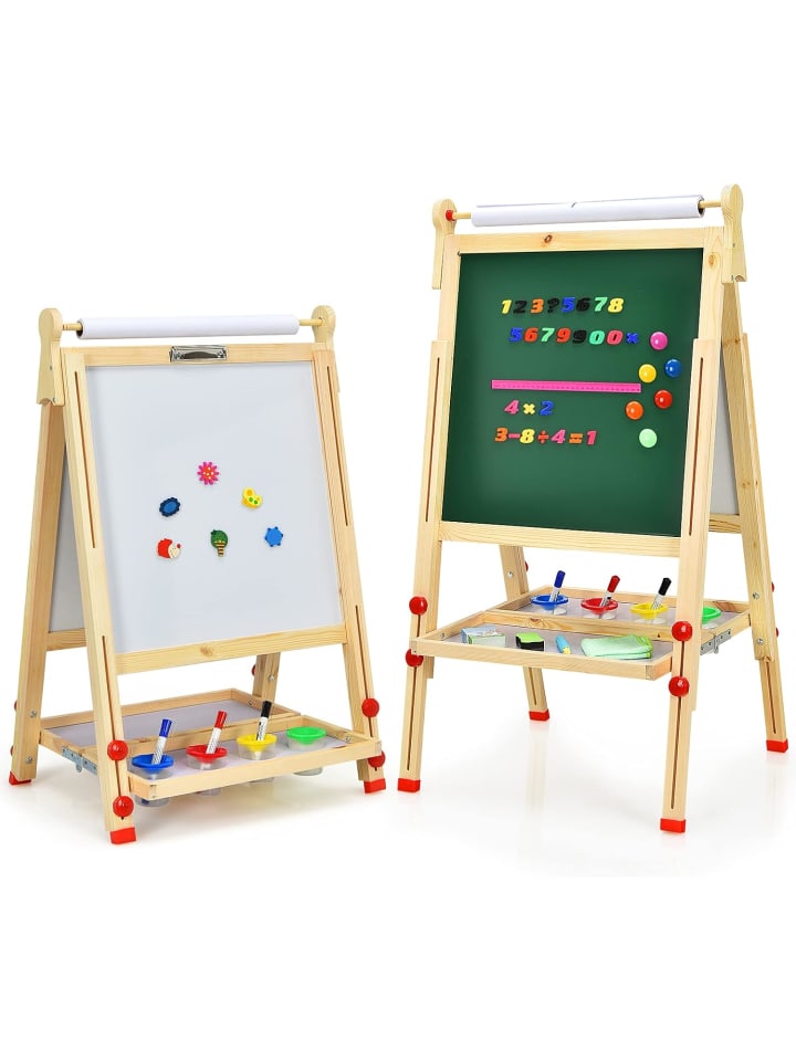 COSTWAY 3 in 1 Staffelei höhenverstellbar in Bunt günstig kaufen onesize