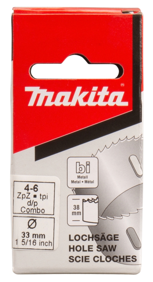 Makita Accessoires P-52526 Gatzaag 33 mm HSS Bi-metaal Wit