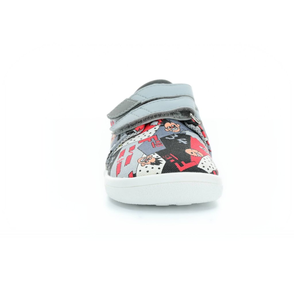 Beda Comics mit Hinterkappe (BF 0001/TEX/W/OP) Barfußsneaker