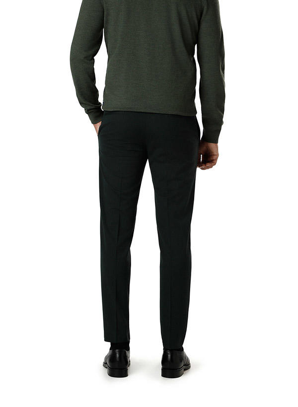 Strellson, Hose Melwin, Slim Fit, Woll-Stretch, dunkelgrün meliert