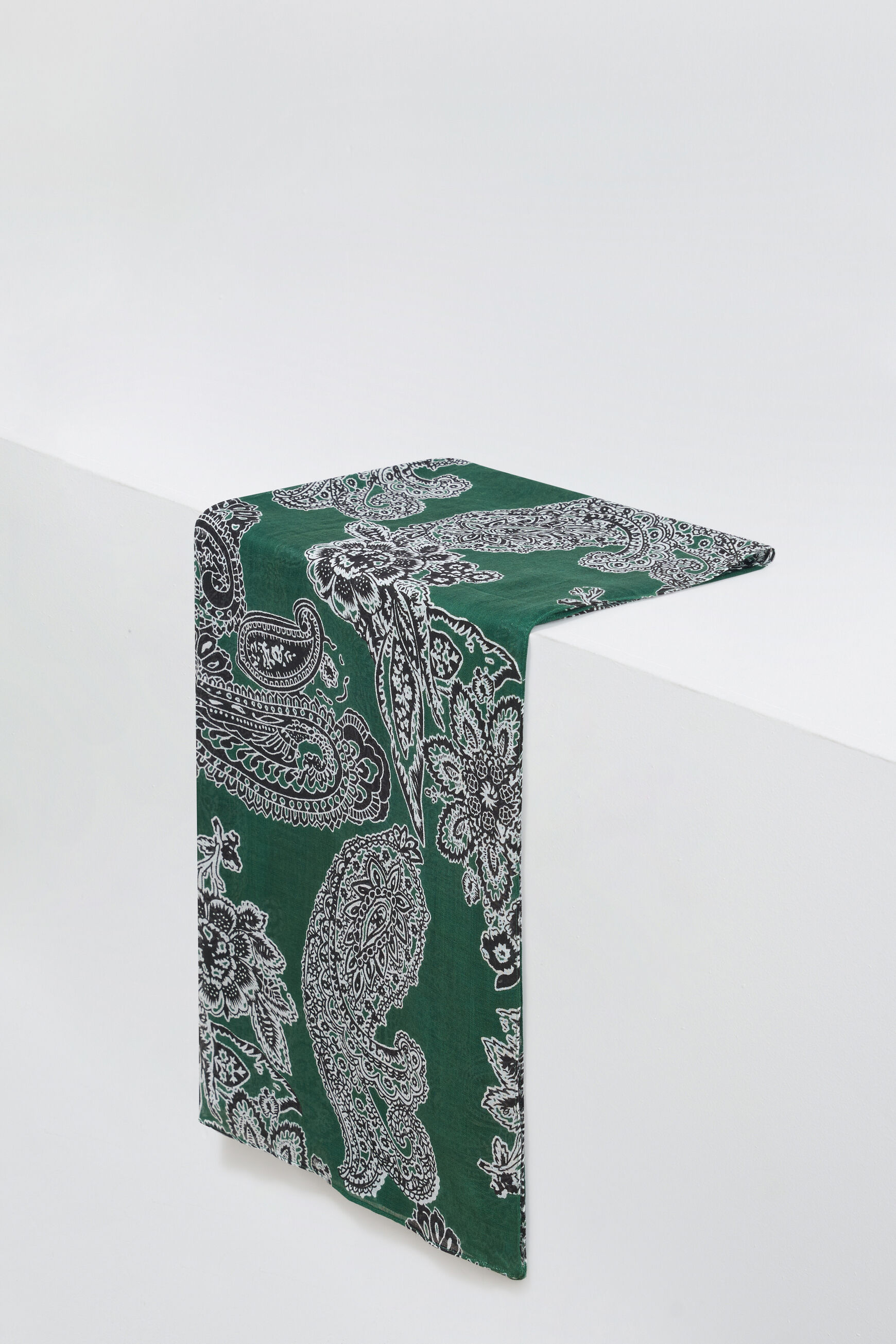 foulard pasco vert clair femme