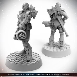 Starfinder Miniatures: Half-Orc Soldier