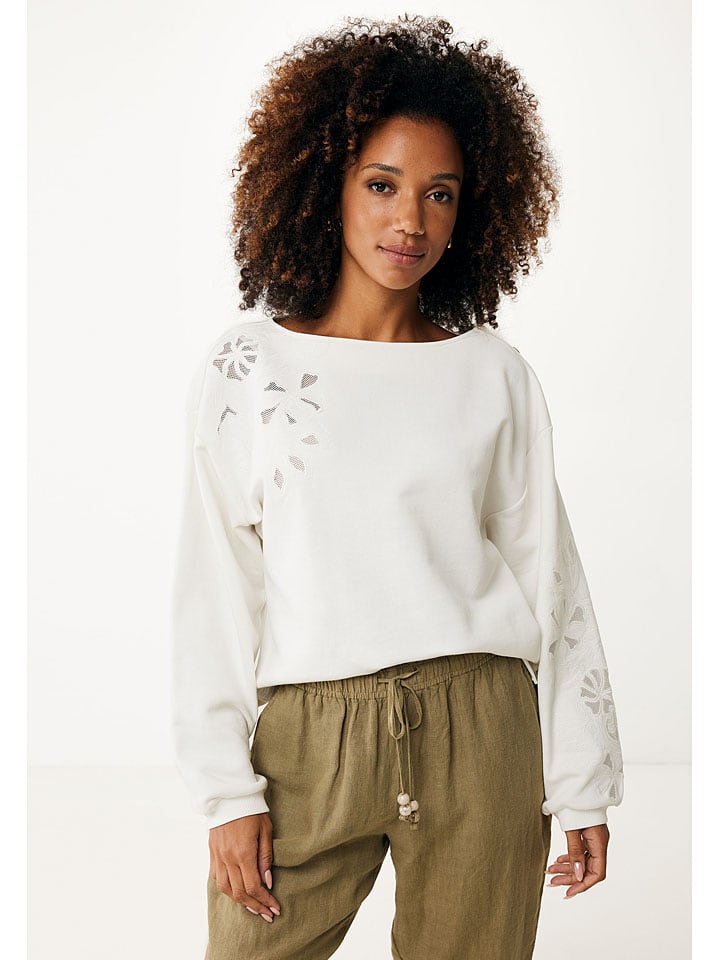 Mexx Sweatshirt in Weiß günstig kaufen