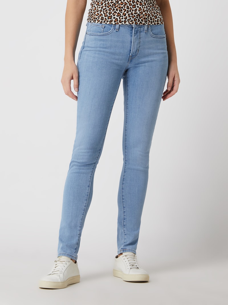 Shaping Skinny Fit Jeans mit Stretch-Anteil Modell '311' in hellblau