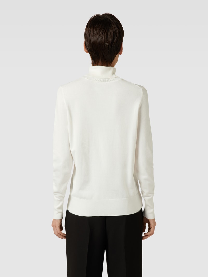 Longsleeve mit Rollkragen in offwhite