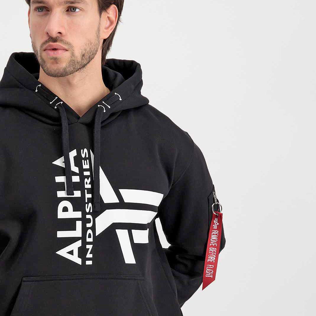 Half Logo Foam Hoody