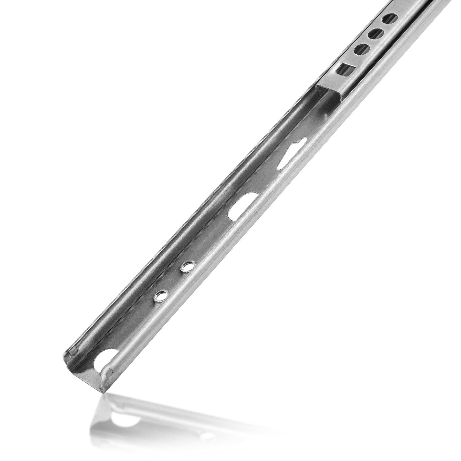 BigDean Auszug 10er Set (5 Paar) Schubladenschienen - 246mm 17mm