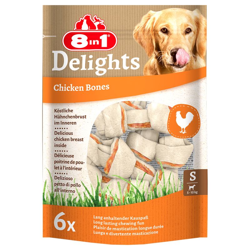 8in1 Delights Kauknochen Huhn