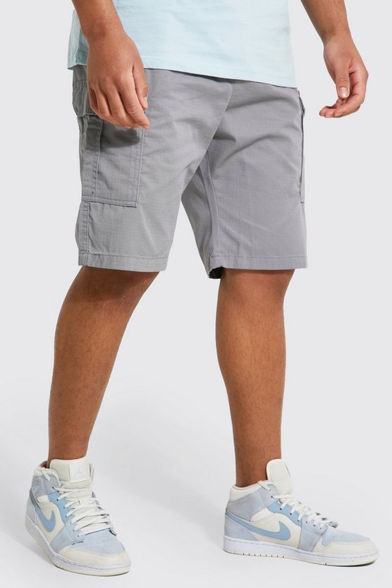 Tall Cargo-Shorts mit elastischem Bund