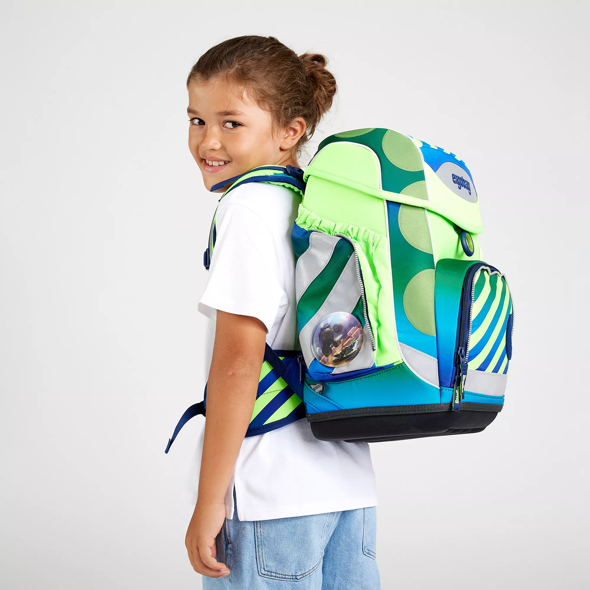 ergobag Schulranzen Set Truckbär