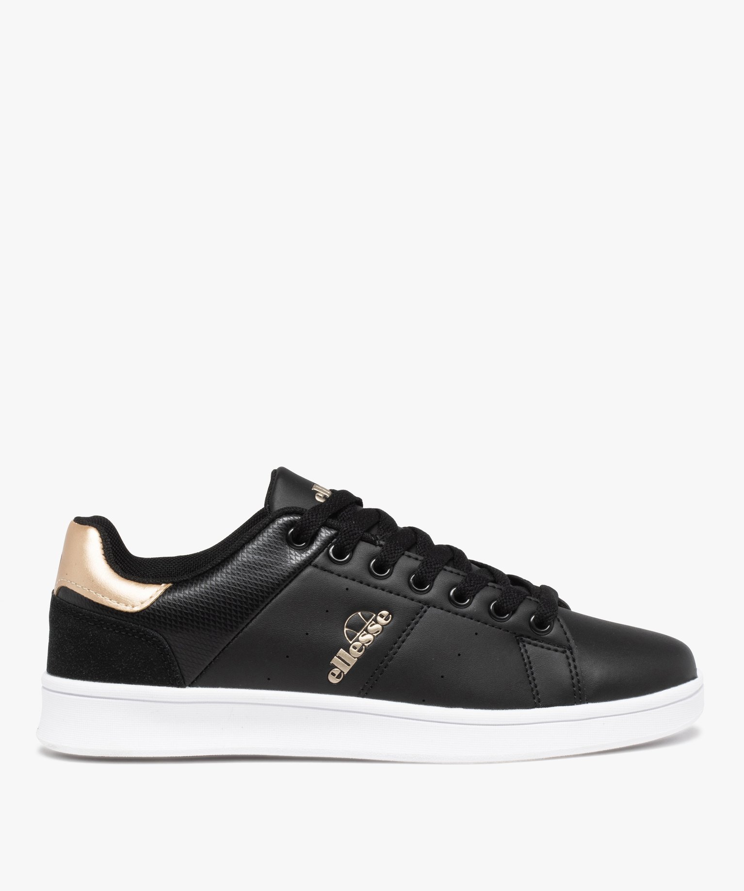 Baskets femme bicolores à lacets – Ellesse Eridan noir | GEMO