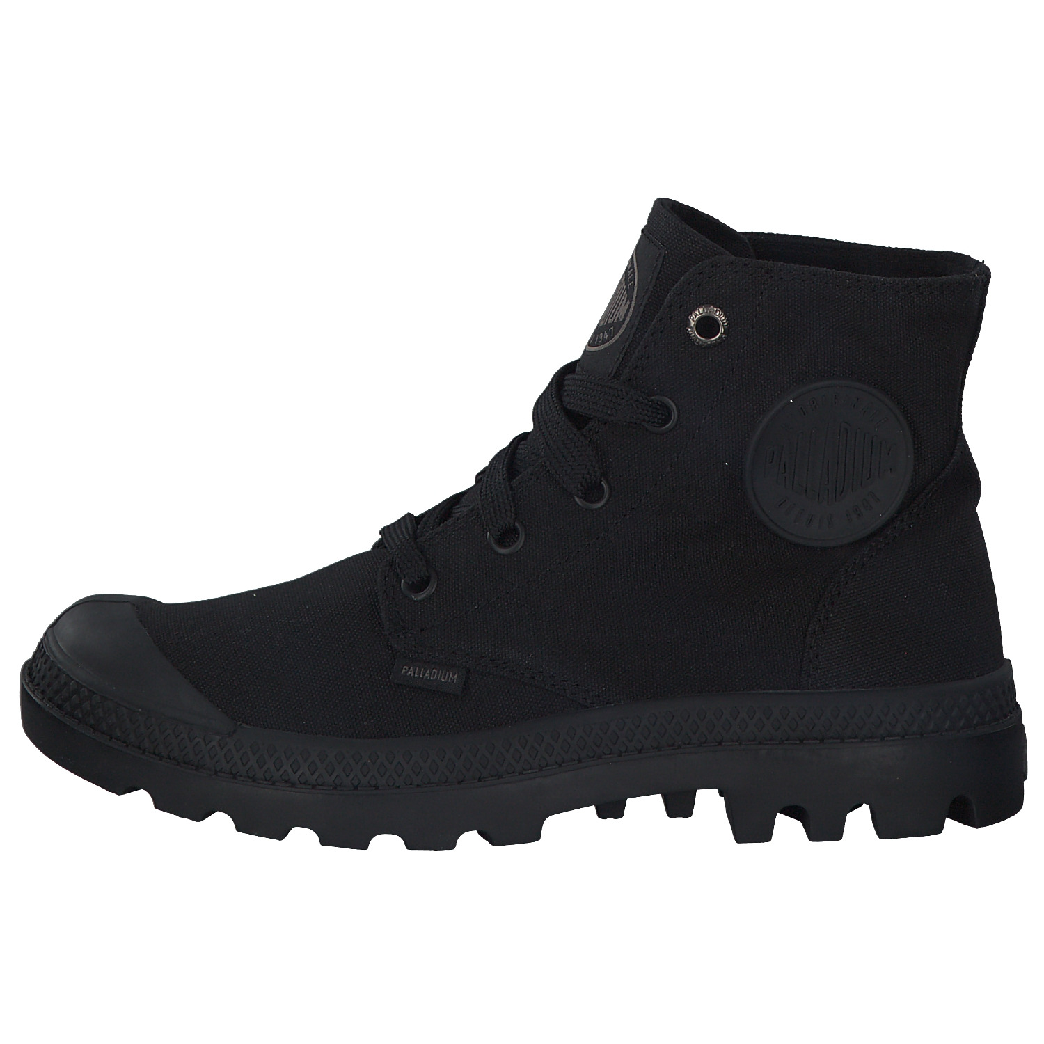 Palladium 73089, Schnürstiefeletten, BLACK