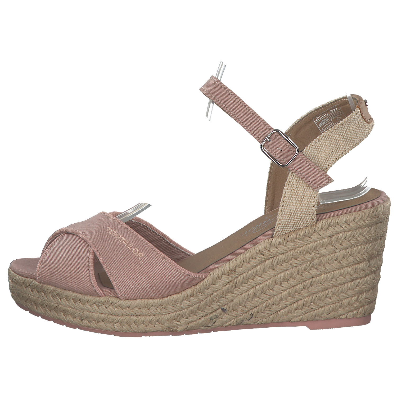 Tom Tailor 8090101, Keilsandaletten, Damen, Rosa (Rose)