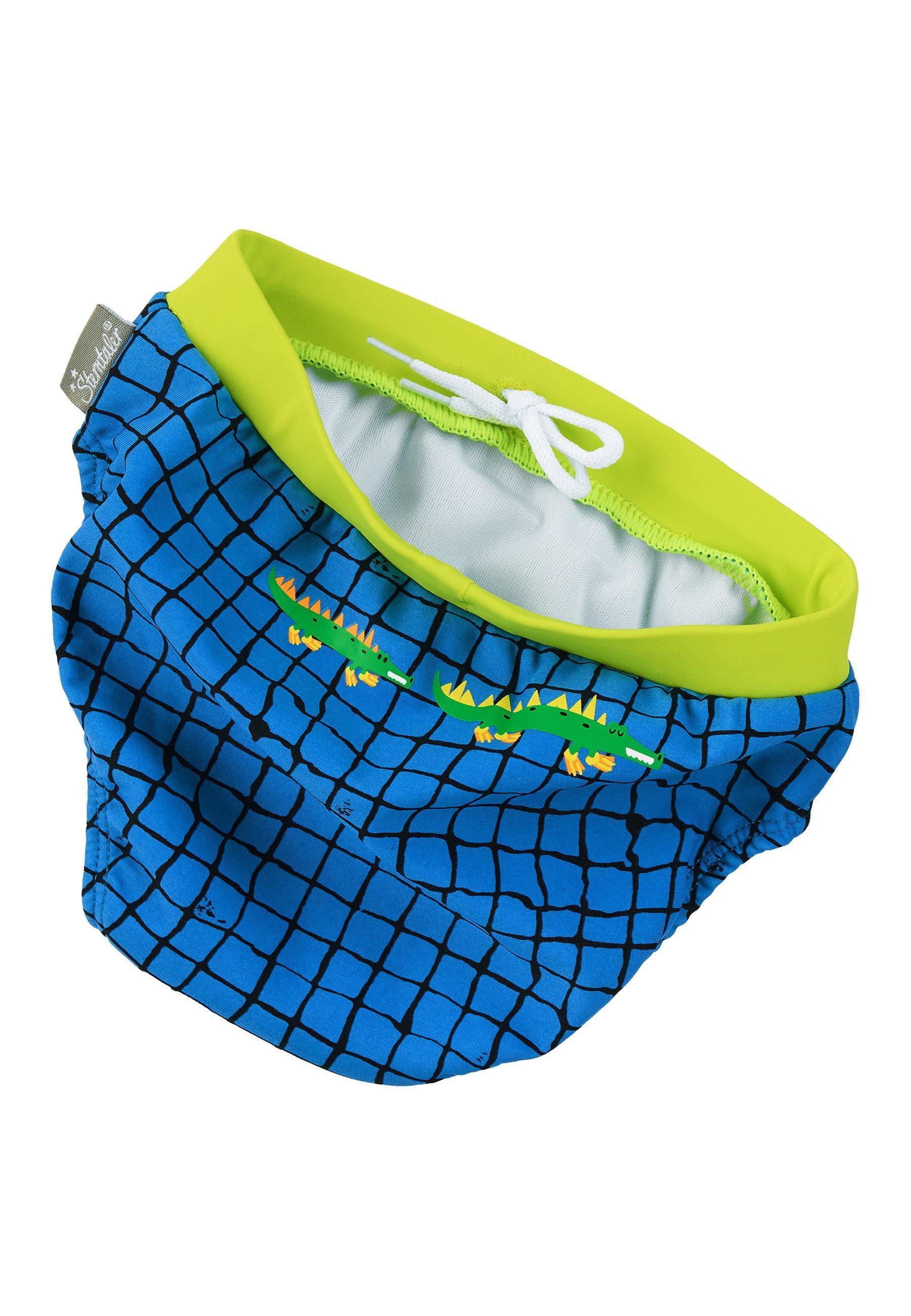 Badehose mit Windeleinsatz bis Gr. 86/92 in Blau