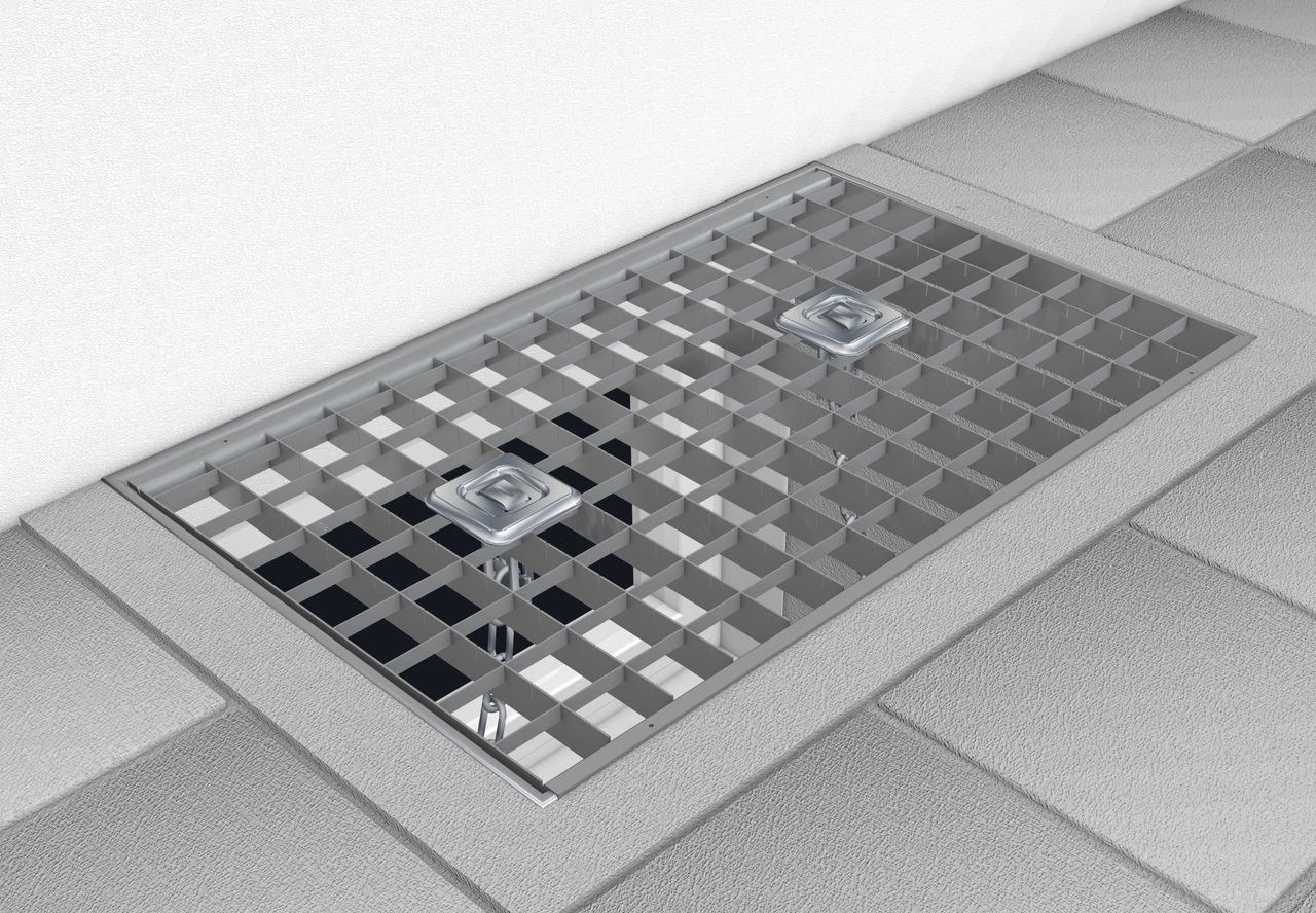 Basi GS70 Gitterrostsicherung mit Kette