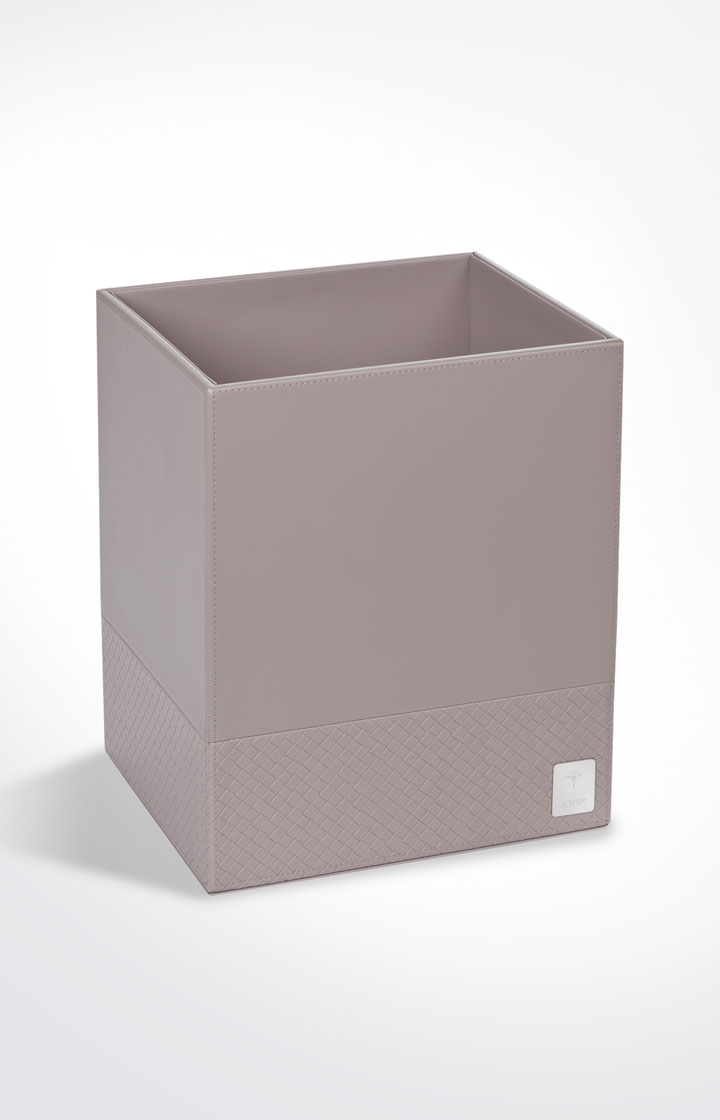 Papierkorb Bathline, Grau-Rosé