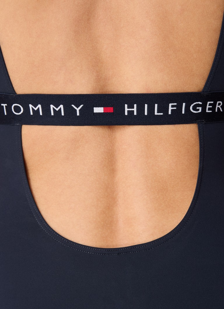 Costum de baie cu logo Tommy Hilfiger